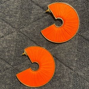 Mignonne Gavigan earrings with thread detail
